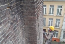 Rejointoiement d’un pignon briques – Lille