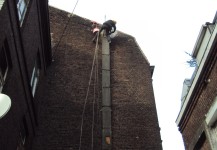 Démontage cheminée menaçante – Lille