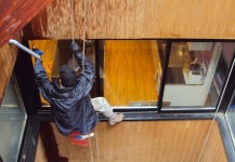 Lavage de vitres sur cordes – Lille