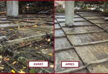 Nettoyage de toiture terrasse – Lille